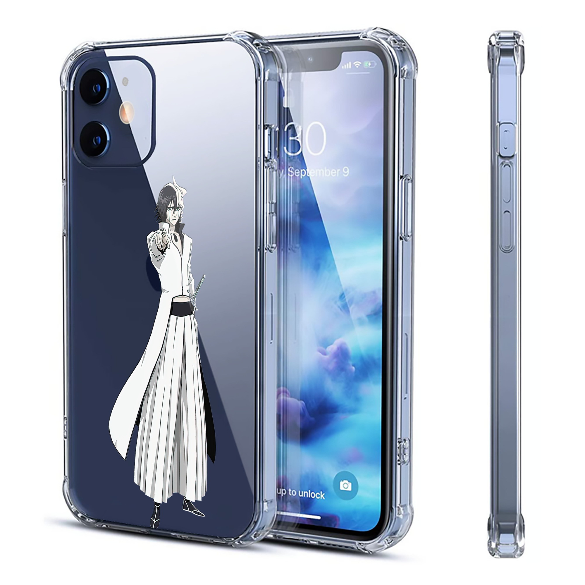 （画像用） ブリーチ ウルキオラ·シファー BLEACH Ulquiorra cifer 【iPhone 12シリーズ対応】透明スマホケース（クリアソフトケース）